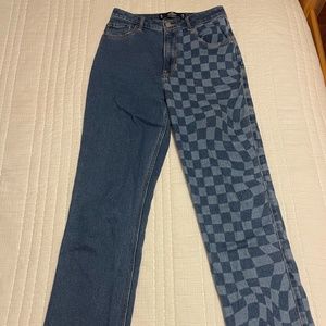 Hollister Ultra High-Rise Stacked Vintage Straight